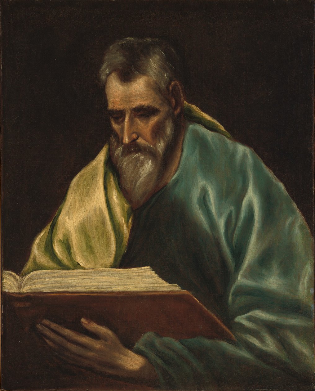 El Greco - Apostolin muotokuva (Pyhä Filippus), Fogg tekijältä Unbekannter Künstler