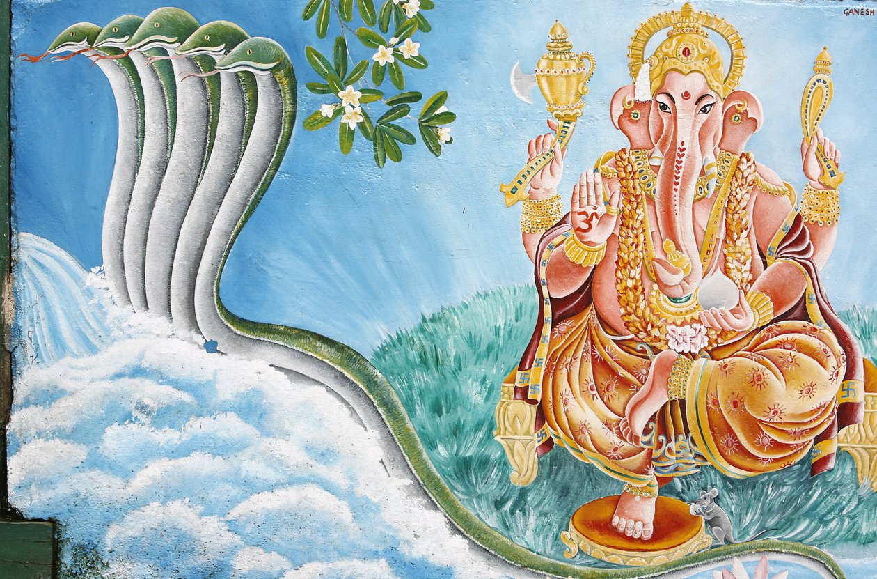 Elefanttipäinen hindujumala Ganesh, Kathmandu, Nepal tekijältä Unbekannt