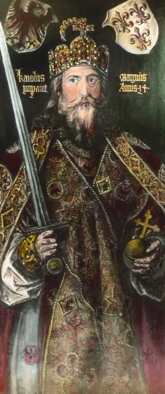 Keisari Kaarle, post colorized c. 1925 tekijältä Unbekannter Künstler