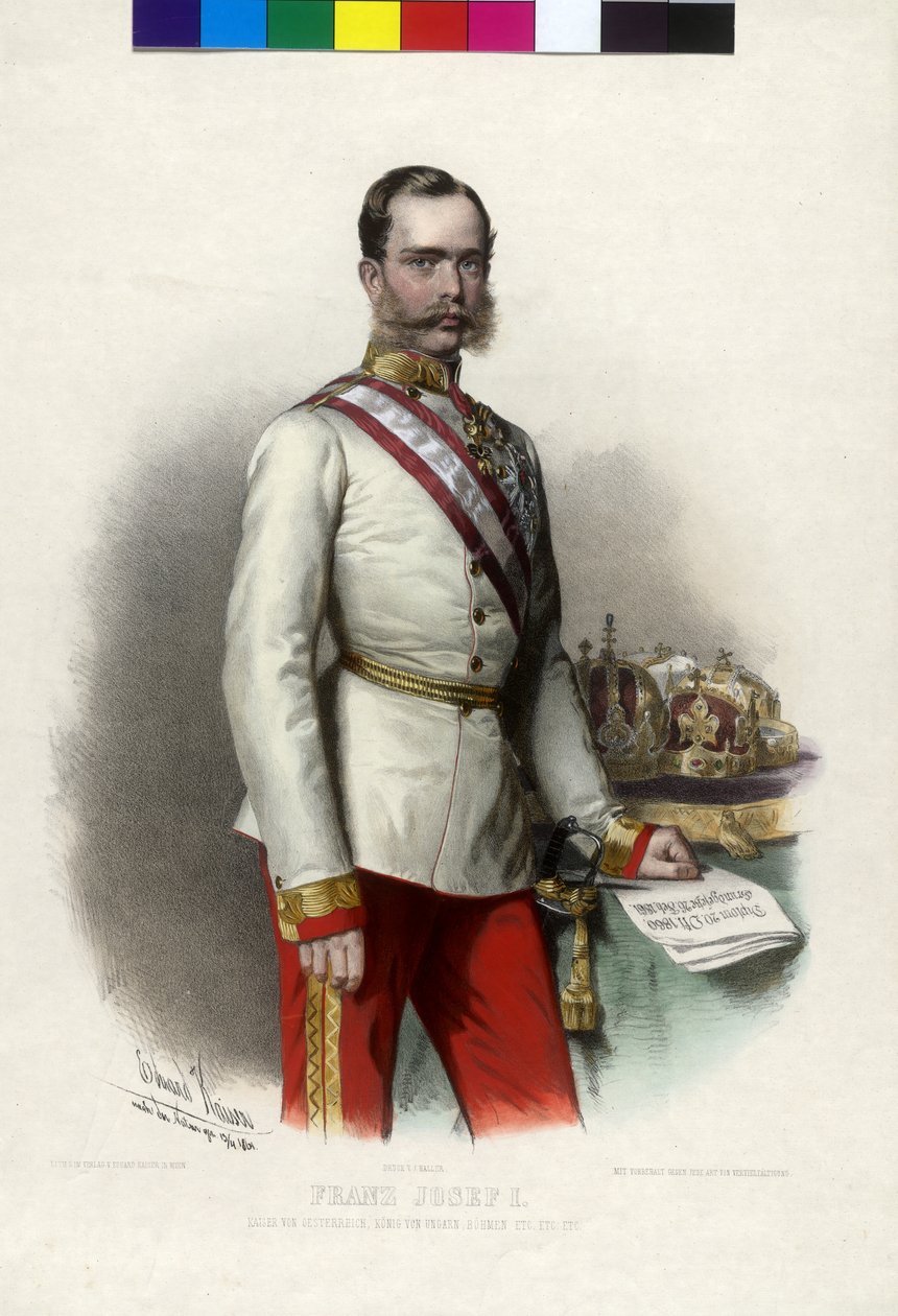 Itävallan keisari Franz Joseph I tekijältä Unbekannter Künstler
