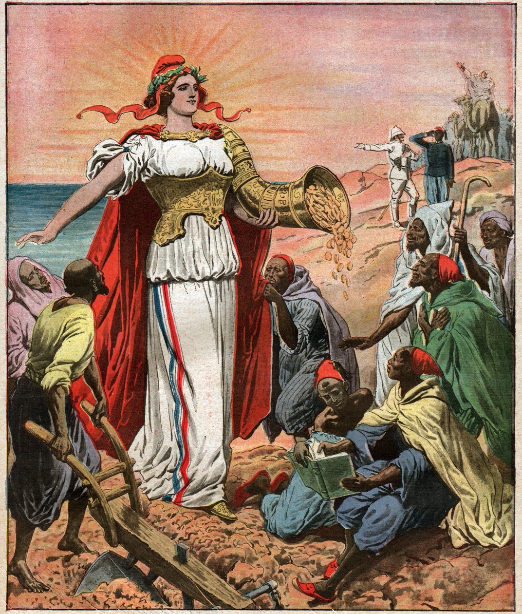 Empire colonial francais. Ranskan siirtomaaimperiumi. tekijältä Unbekannter Künstler