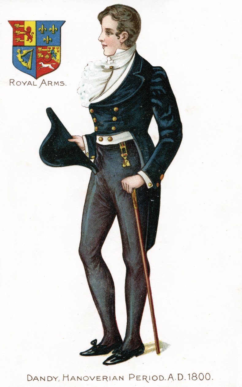 Englantilainen dandy 1800 tekijältä Unbekannter Künstler