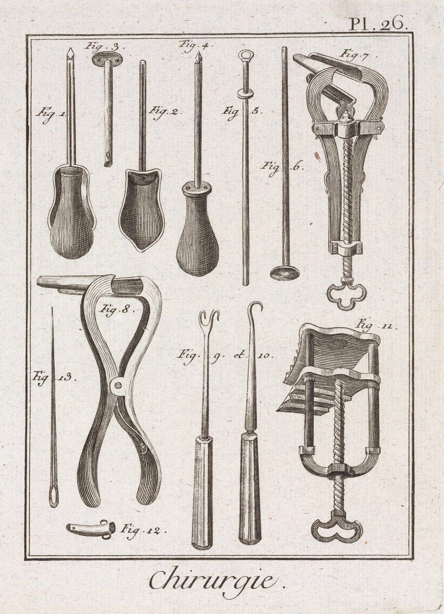 Laitteet, Early-Modern Kirurgiset puristimet ja muut instrumentit tekijältä Unbekannt