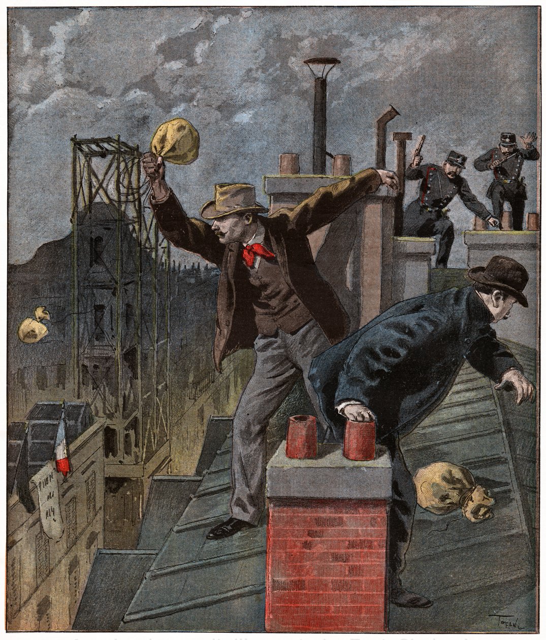 Äärimmäinen oikea Dreyfusin tapauksen aikana. 1899 (kaiverrus) tekijältä Unbekannter Künstler