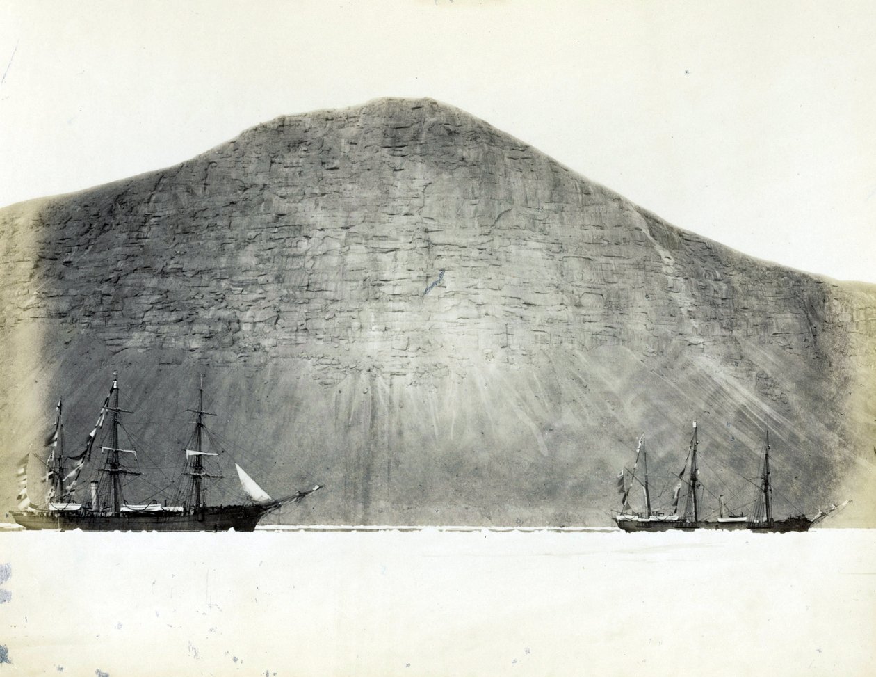 Nopea jäälautalta Cape Prescottin alla, Franklin Pierce Bay (Kanada). tekijältä Unbekannter Künstler