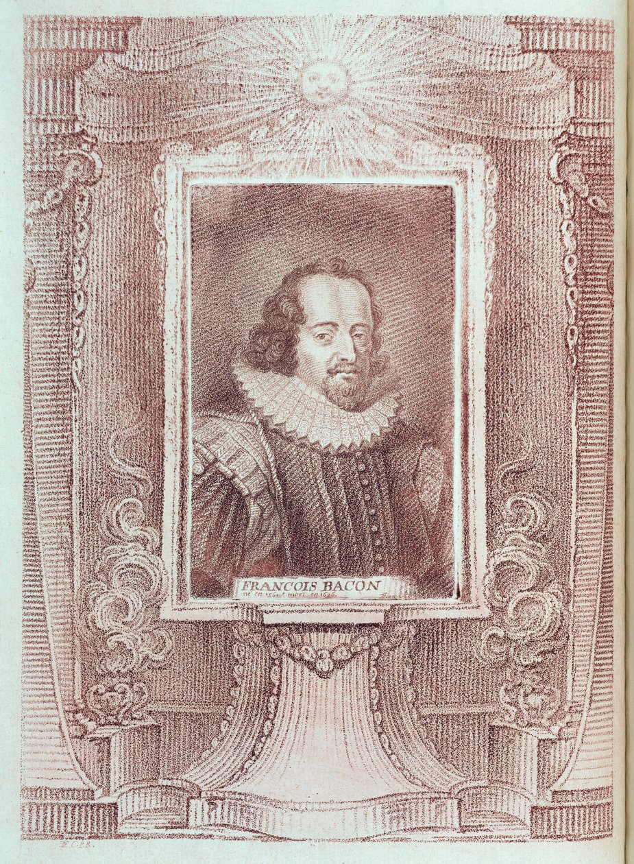 Francis Bacon, englantilainen esseisti ja filosofi, 1600-luvun alku tekijältä Unbekannt