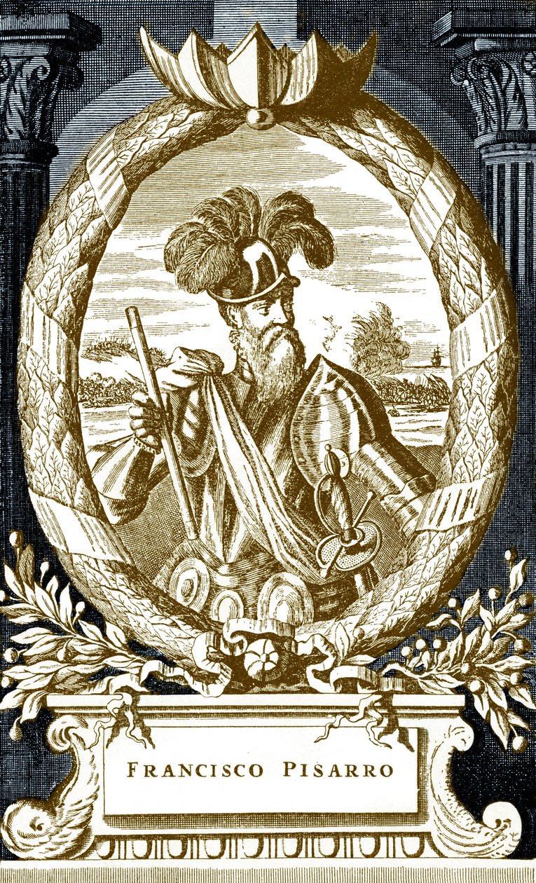 Francisco Pizarro tekijältä Unbekannter Künstler