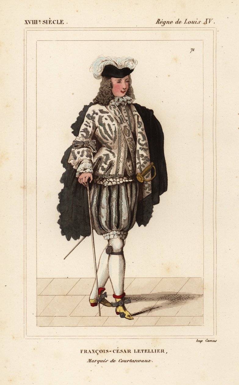 Francois-Cesar Letellier, Courtanvaux