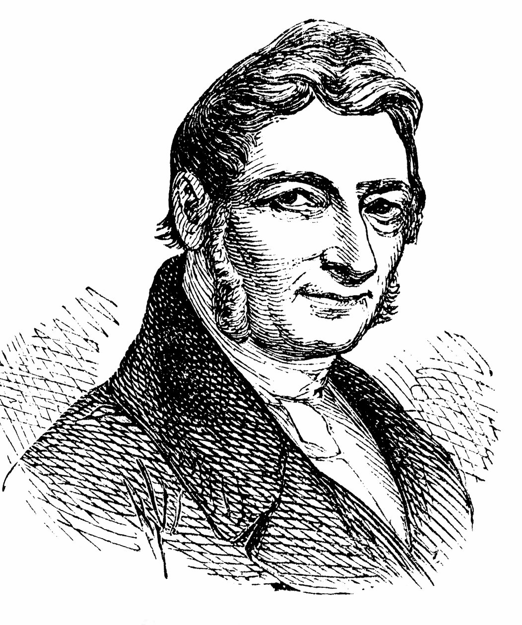 Franz Xaver Gabelsberger (1789-1849) pikakirjoitusjärjestelmän keksijä. tekijältä Unbekannter Künstler