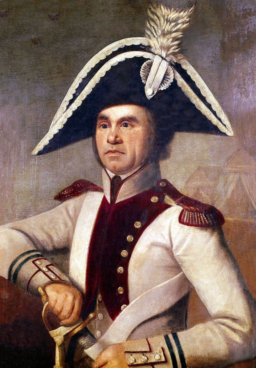 Ranskalainen upseeri, joka kuoli vuonna 1793 Vendeen sodissa Ranskan vallankumouksen aikaan Ranska tekijältä Unbekannter Künstler