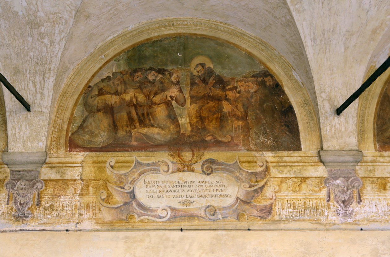 Fresko, Madonna dei Miracolin pyhäkkö, Motta di Livenza, Veneto, Italia (kuva) tekijältä Unbekannter Künstler