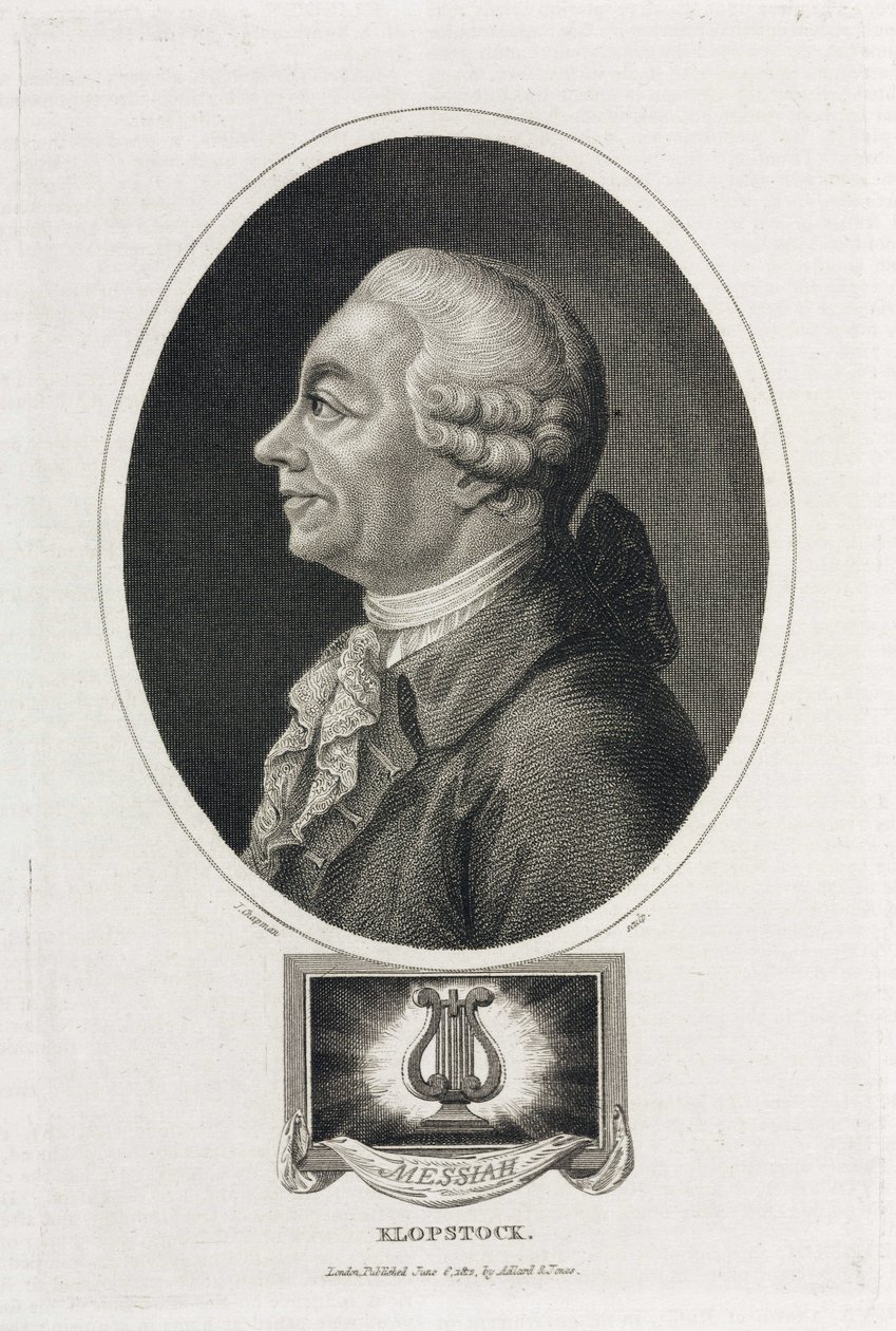 Friedrich Gottlieb Klopstock, saksalainen runoilija tekijältä Unbekannt