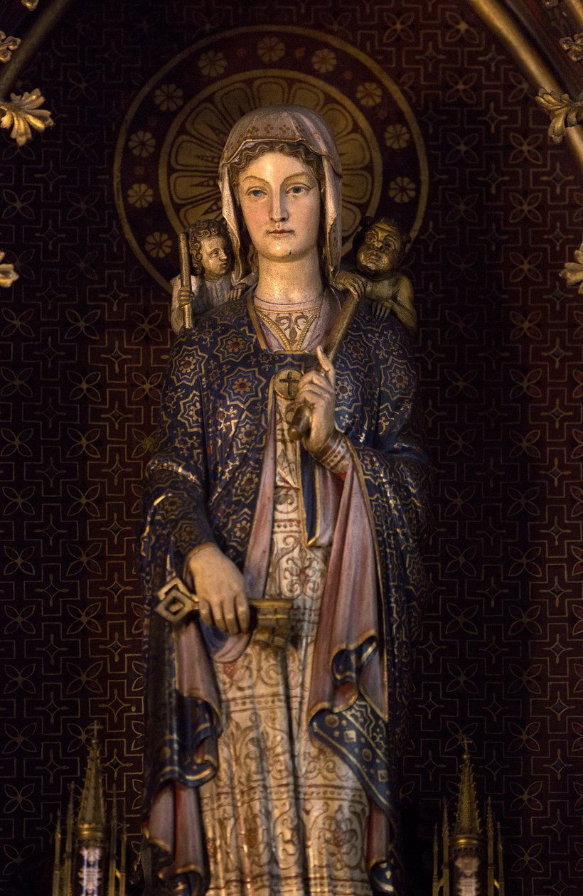 Genevieve, Pariisin suojeluspyhimys. Eglise Saint Etienne du Mont, Pariisi 2020 tekijältä Unbekannter Künstler