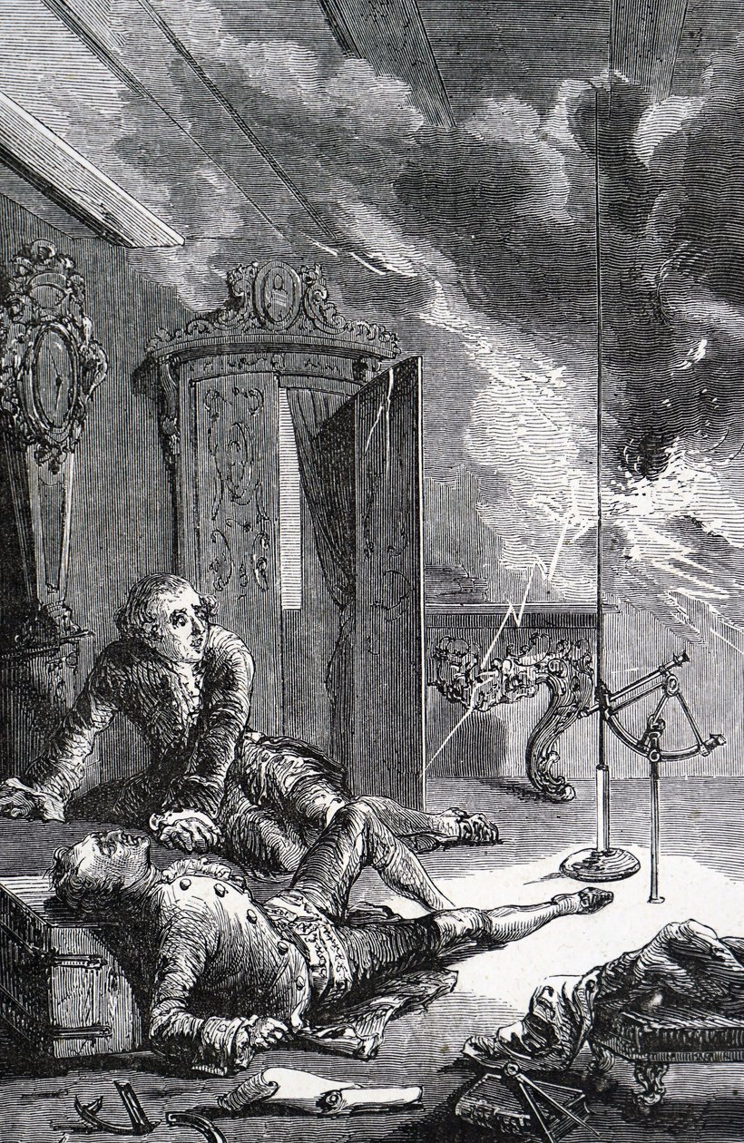 Georg Wilhelm Richmann. tekijältä Unbekannt