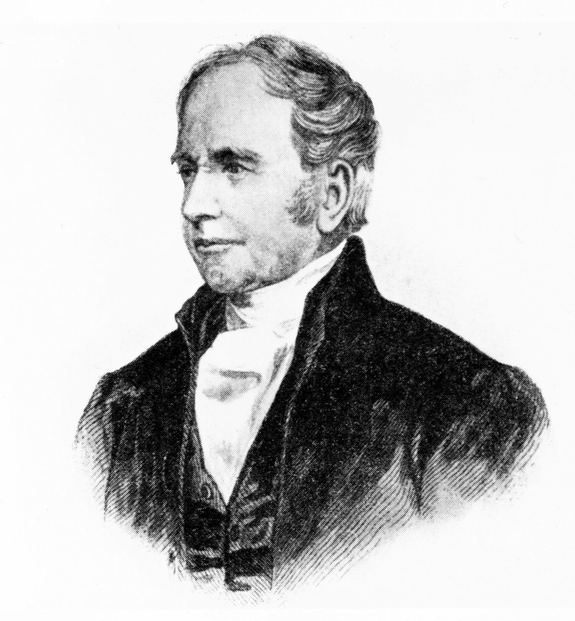 George Bradshaw, brittiläinen rautatieoppaiden alullepanija 1850-luvulta tekijältä Unbekannt