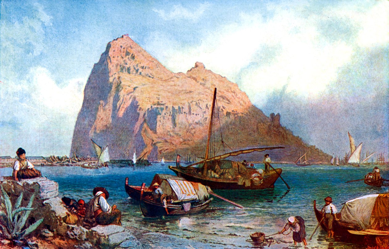 Gibraltar tekijältä Unbekannter Künstler