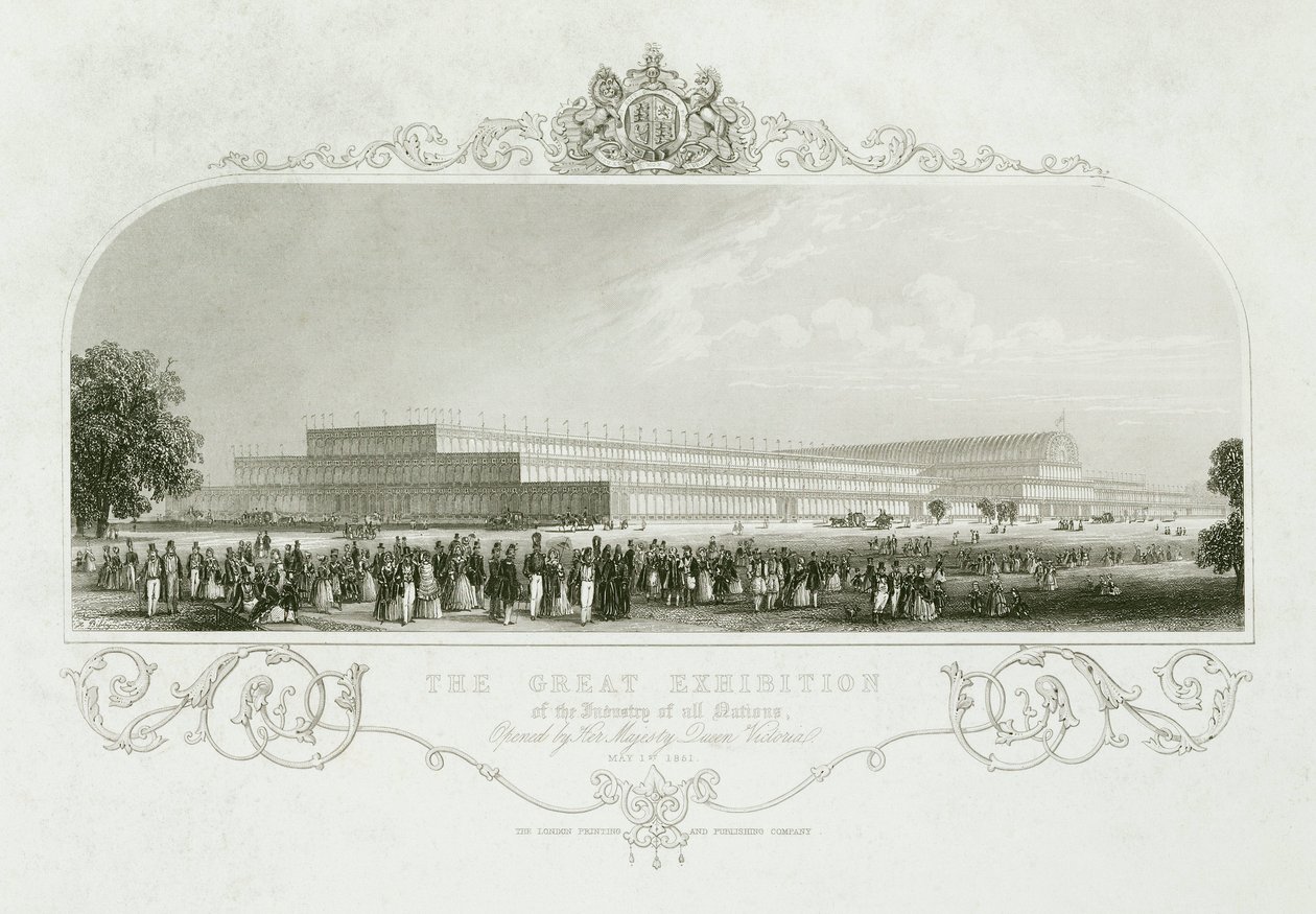 Suuri näyttely 1851 Crystal Palace, Lontoo tekijältä Unbekannt
