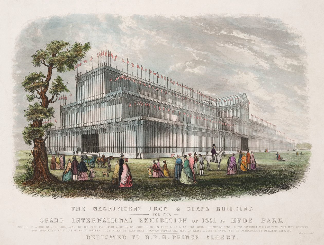 Suuri näyttely 1851 Crystal Palace, Lontoo tekijältä Unbekannt