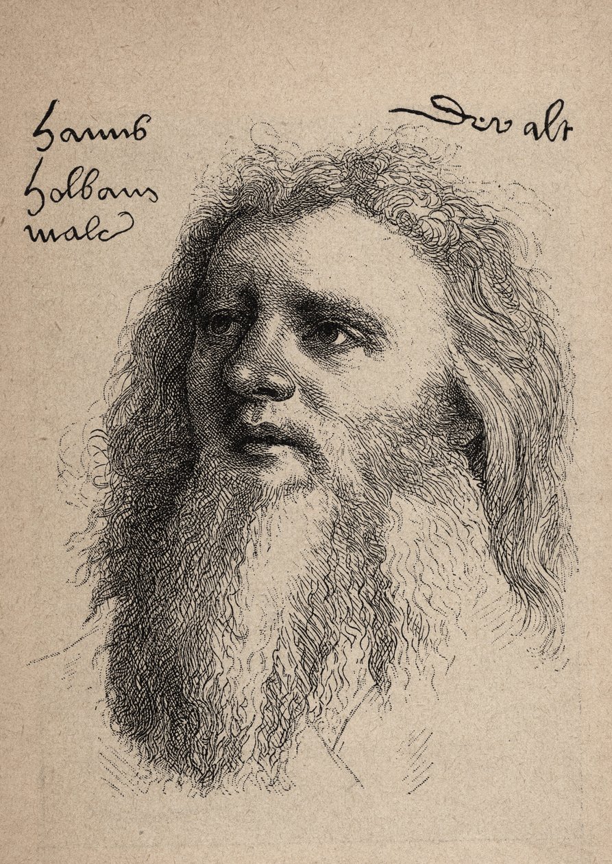 Hans Holbein vanhin 1460-1524 - Omakuva - Hans Holbein Vanhin - Omakuva. tekijältä Unbekannt