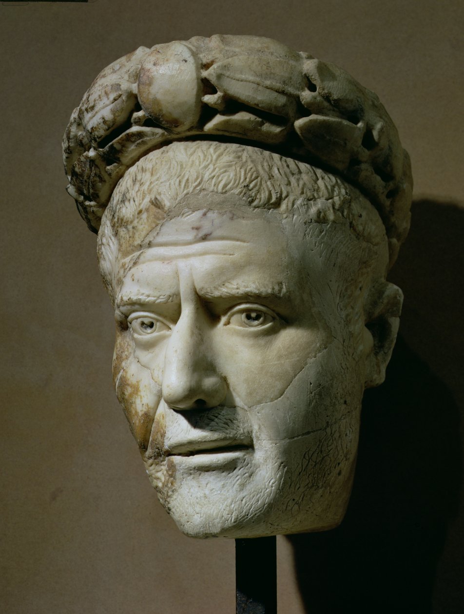 Filippus arabien pää, Rooman keisari (244-249) (marmori) tekijältä Unbekannt
