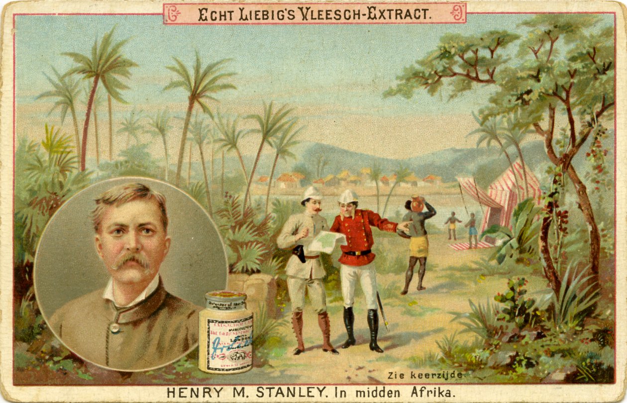Henry M. Stanley Keski-Afrikassa. tekijältä Unbekannter Künstler