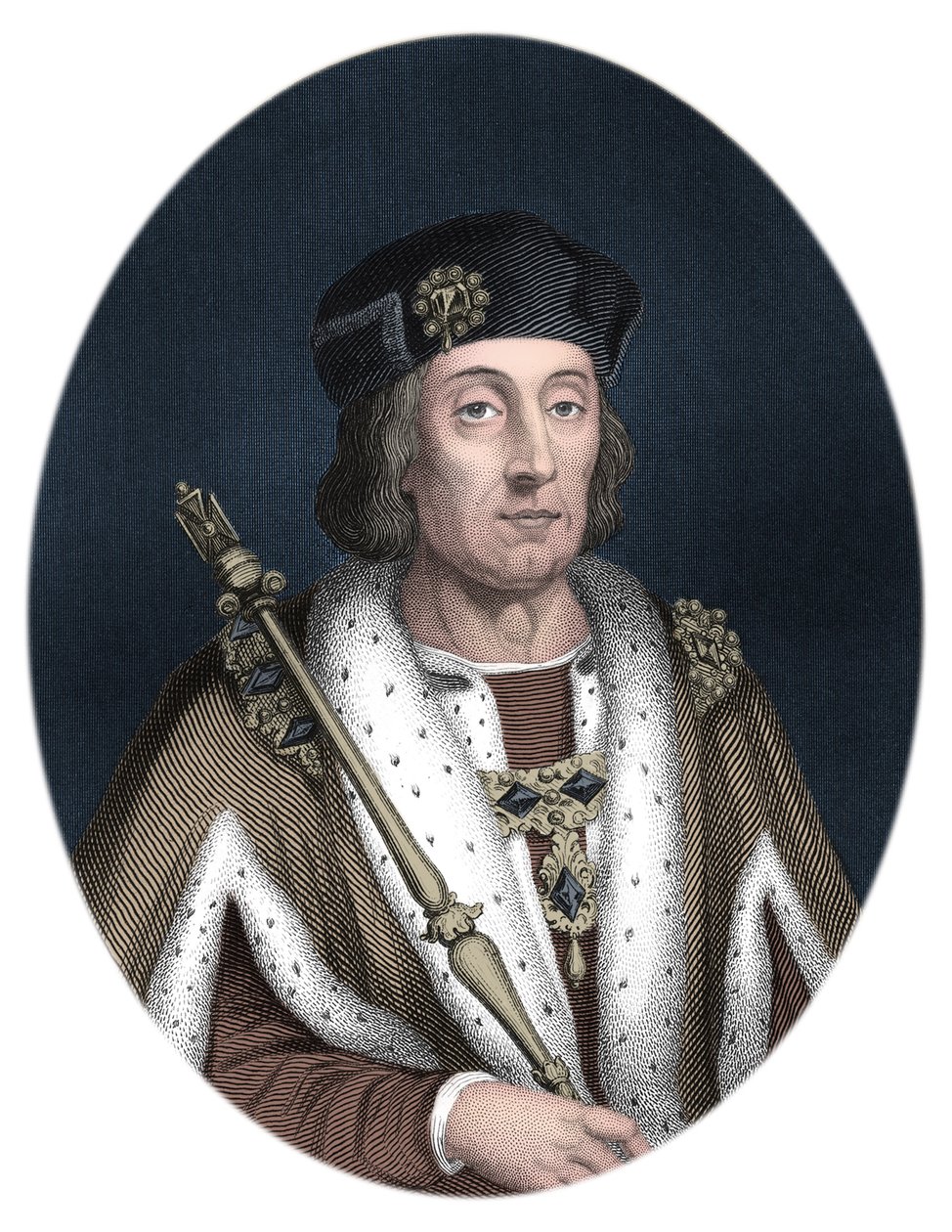 Henrik VII Englannin kuningas (painettu) tekijältä Unbekannter Künstler