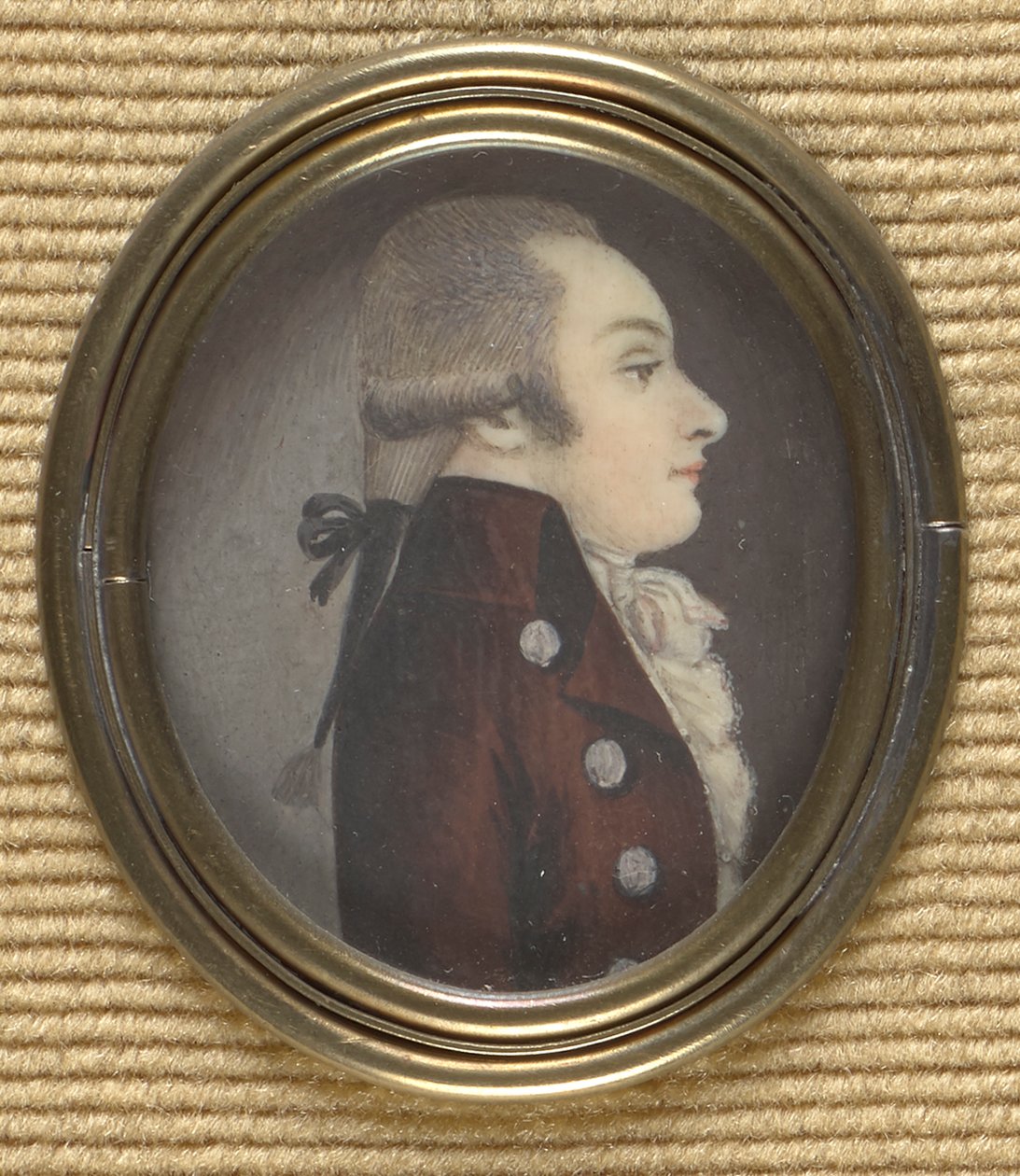 Gentleman profiilissa (Wolfgang Amadeus Mozart?) tekijältä Unbekannter Künstler