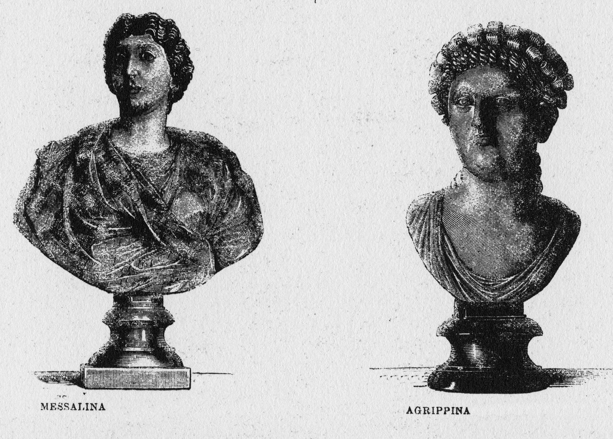Muinaisen Rooman historia. Messalina, Rooman keisari Claudiuksen ja Agrippina vanhimman kolmas vaimo tekijältä Unbekannt