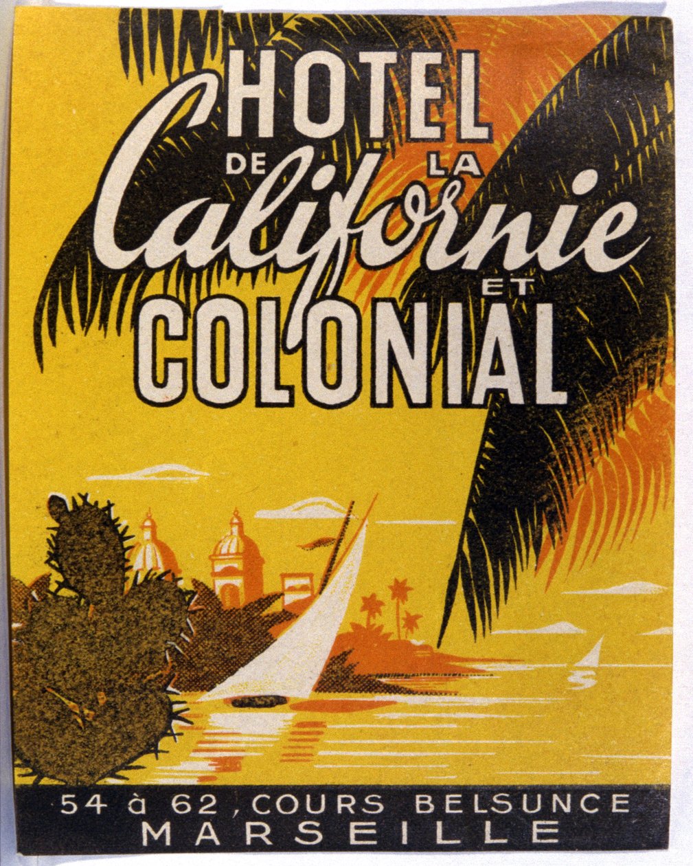 Hotel de California, Marseille, noin 1930 (kuva). tekijältä Unbekannter Künstler