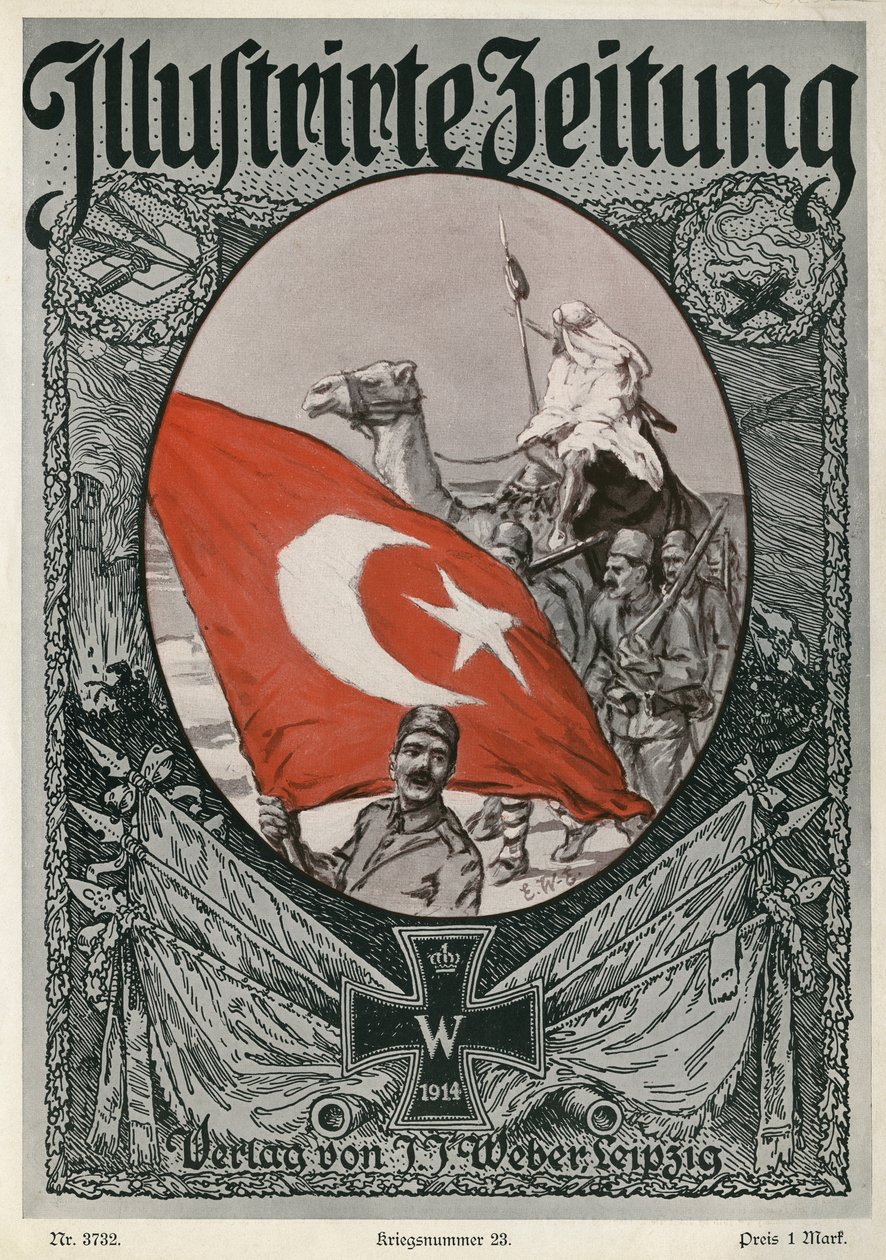 Illustrirte Zeitung: etukansi, 7. tammikuuta 1915. tekijältä Unbekannter Künstler