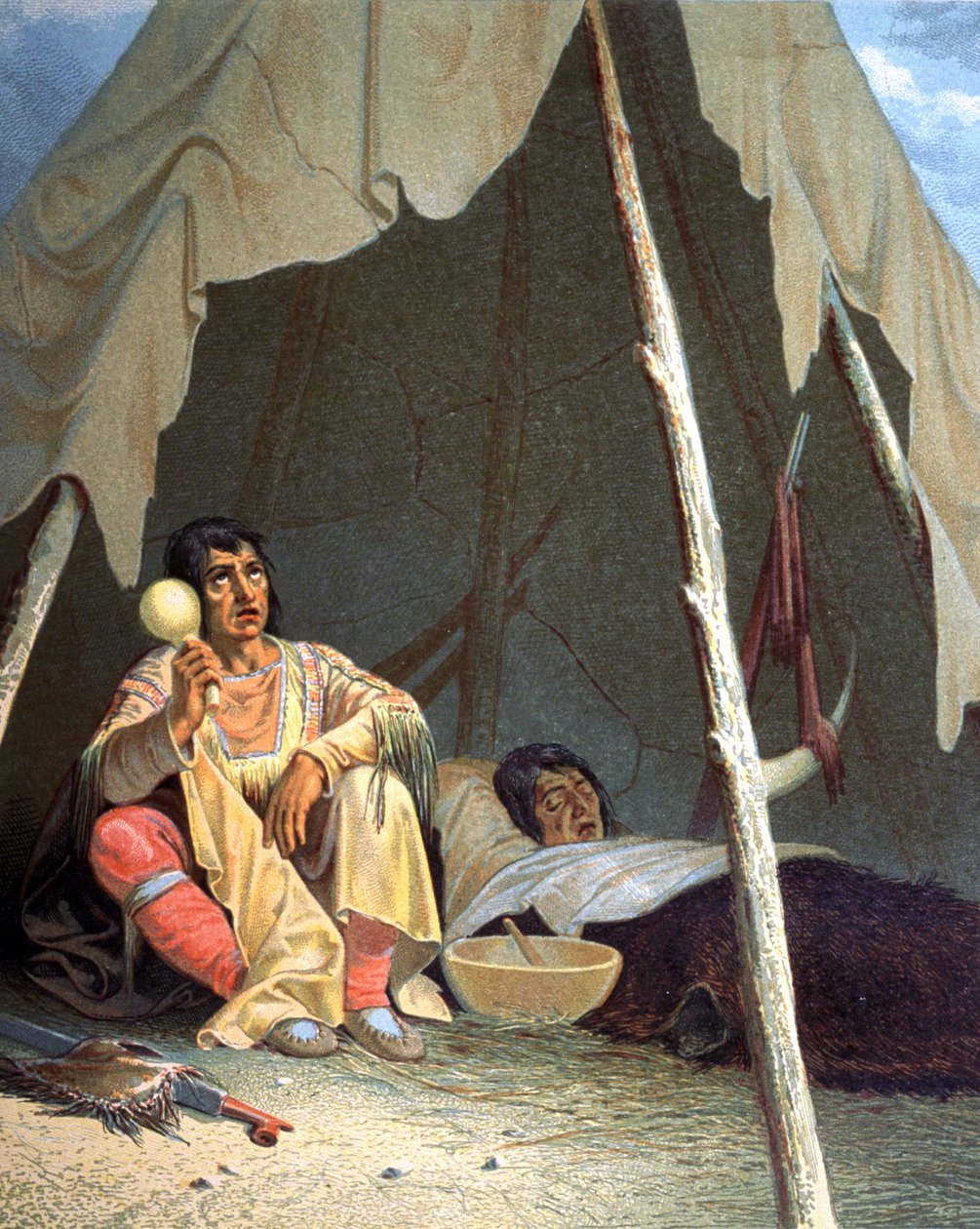 Yhdysvaltojen intiaaniheimot, Yhdysvallat, 1800-luvun jälkipuolisko (kuva) (kuva) tekijältä Unbekannter Künstler