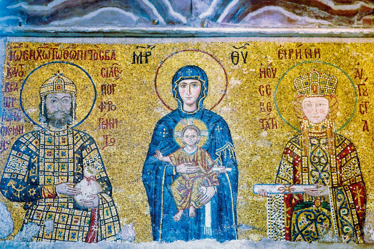 Istanbul, Turkki, Hagia Sofia ja Hagia Sophia (kuva) tekijältä Unbekannt
