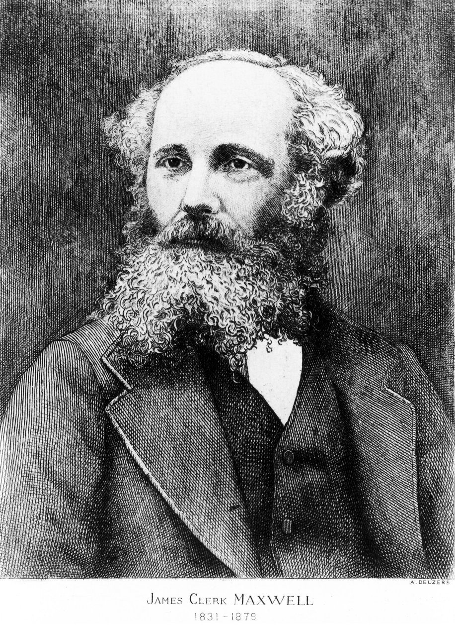 James Clerk Maxwell, skotlantilainen fyysikko, n. 1870-luku tekijältä Unbekannt