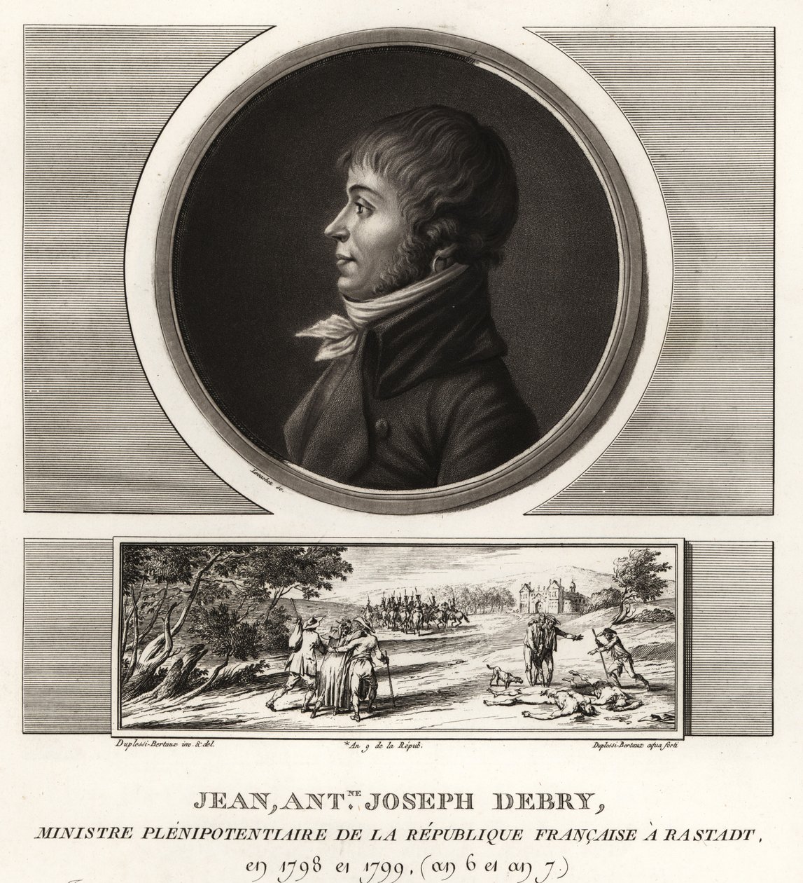 Jean Antoine Joseph Debry, Ranskan tasavallan täysivaltainen ministeri, puhuja tekijältä Unbekannt