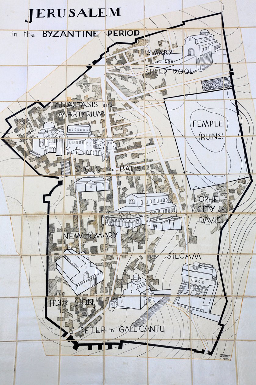 Jerusalem bysanttilaisella kaudella, Jerusalem, Israel tekijältä Unbekannt