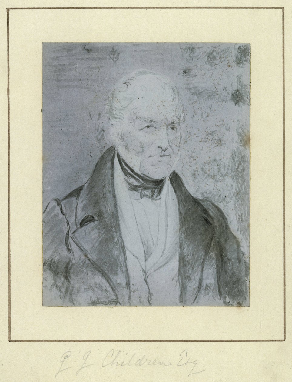 John George Children, englantilainen tiedemies, n. 1841 tekijältä Unbekannt