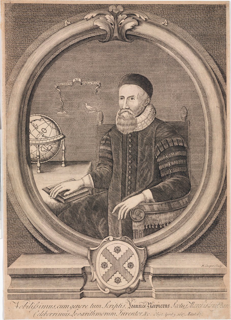 John Napier, skotlantilainen matemaatikko, n. 1600 tekijältä Unbekannt