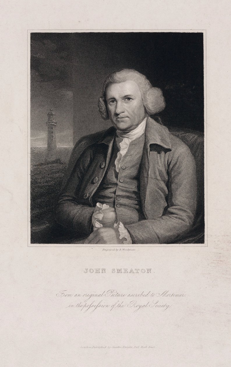 John Smeaton, englantilainen kone- ja rakennusinsinööri, n. 1770-luku tekijältä Unbekannt