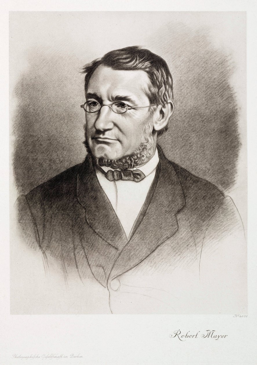 Julius Robert von Mayer, saksalainen fyysikko, n. 1870-luku tekijältä Unbekannt