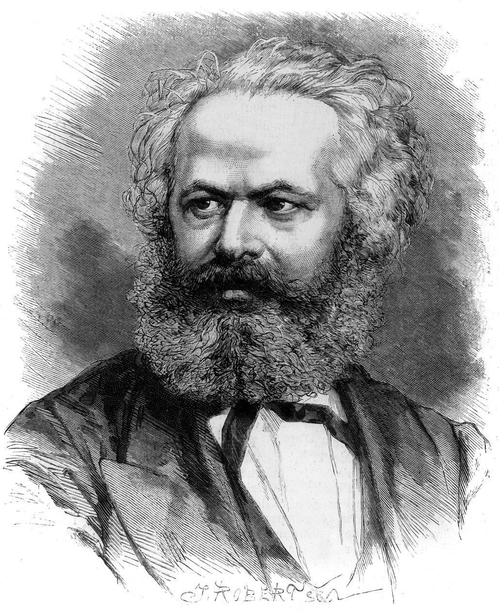 Karl Marx (kaiverrus tekijältä Unknown