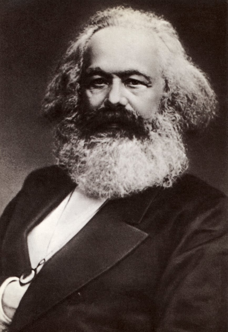 Karl Marxin muotokuva tekijältä Unbekannter Künstler