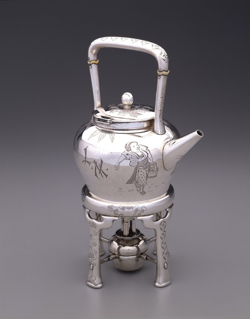 Kettle on-Stand, 1879 tekijältä Unbekannt