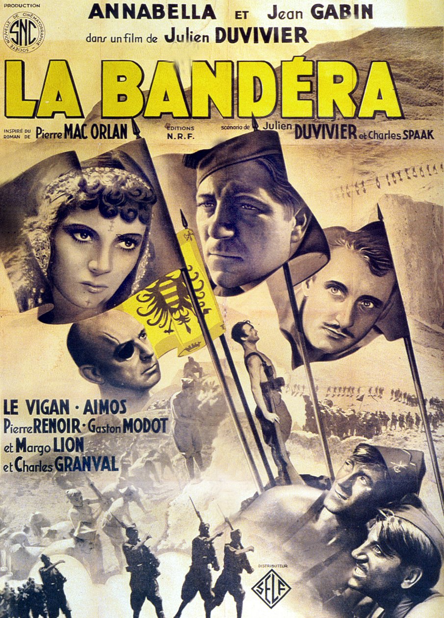 Julien Duvivierin La Bandera Annabellan ja Jean Gabinin kanssa 1935 tekijältä Unbekannt