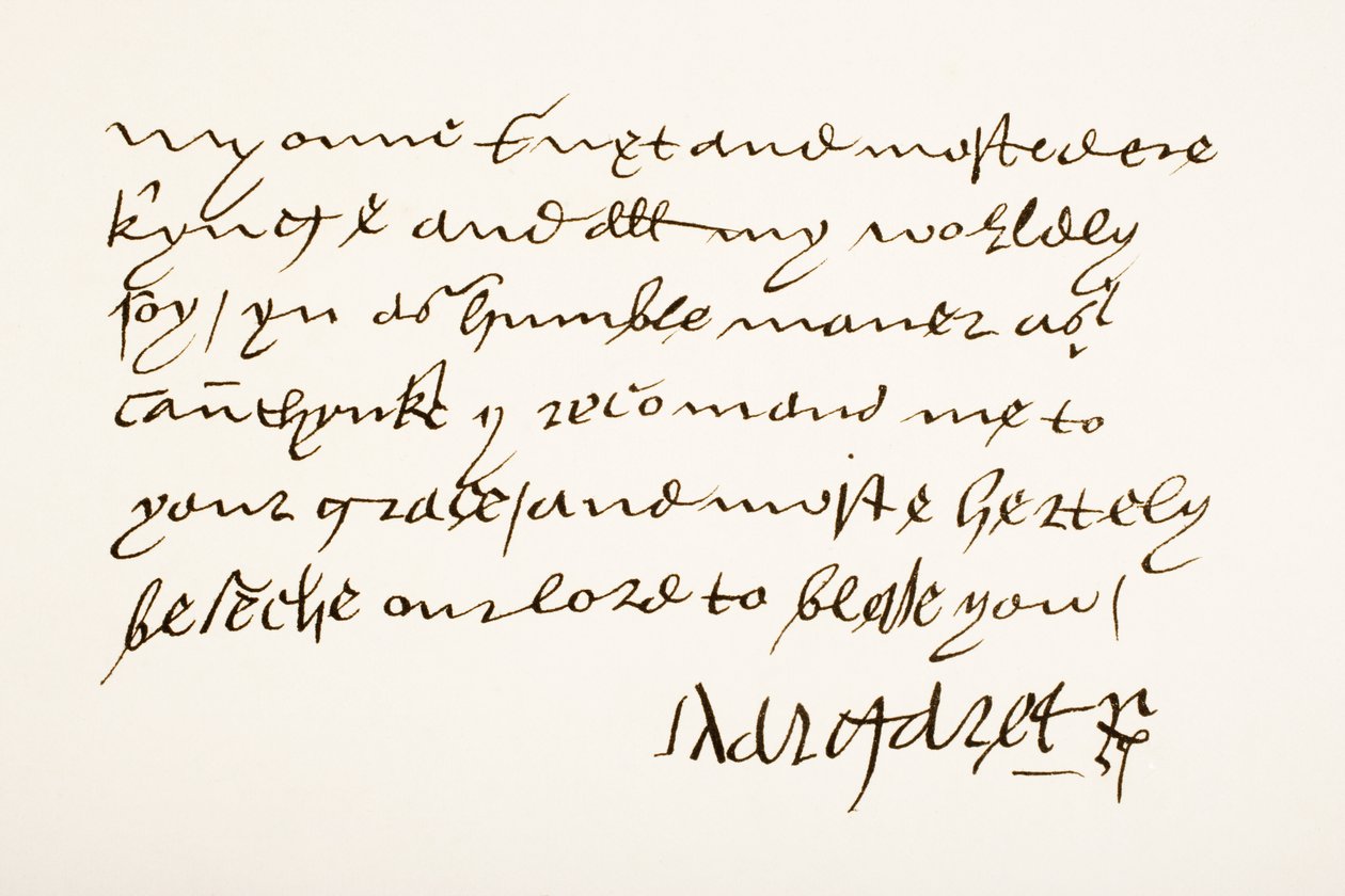 Lady Margaret Beaufort, Richmondin ja Derbyn kreivitär, eli Margaret of Lancaster tekijältä Unbekannt