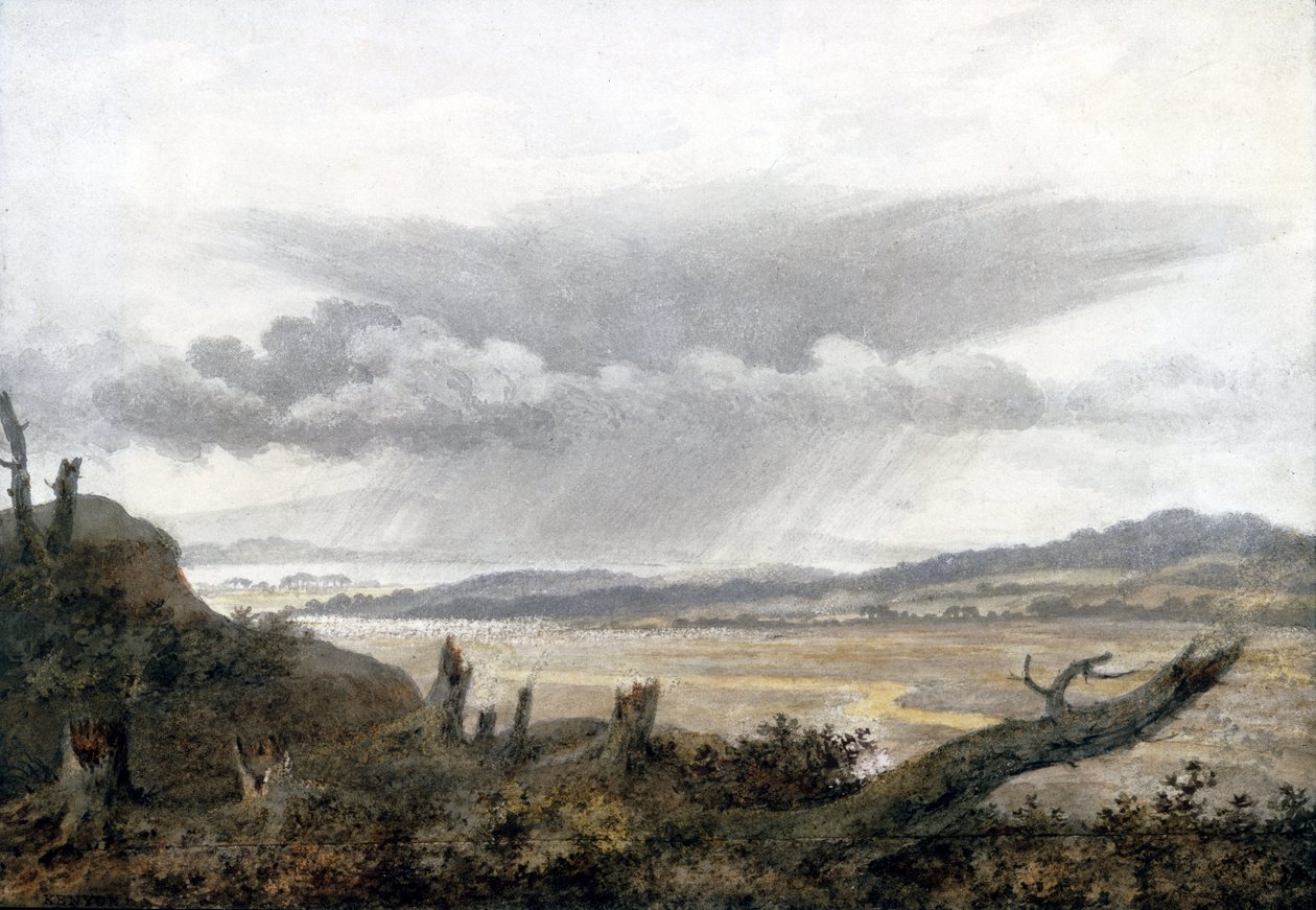 Luke Howardin maisema- ja pilvitutkimus, noin 1808-1811. tekijältä Unbekannter Künstler
