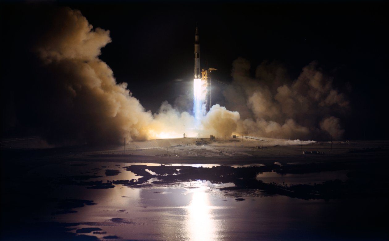 Apollo 17 -laskeutumistehtävä käynnistettiin tekijältä Unbekannt