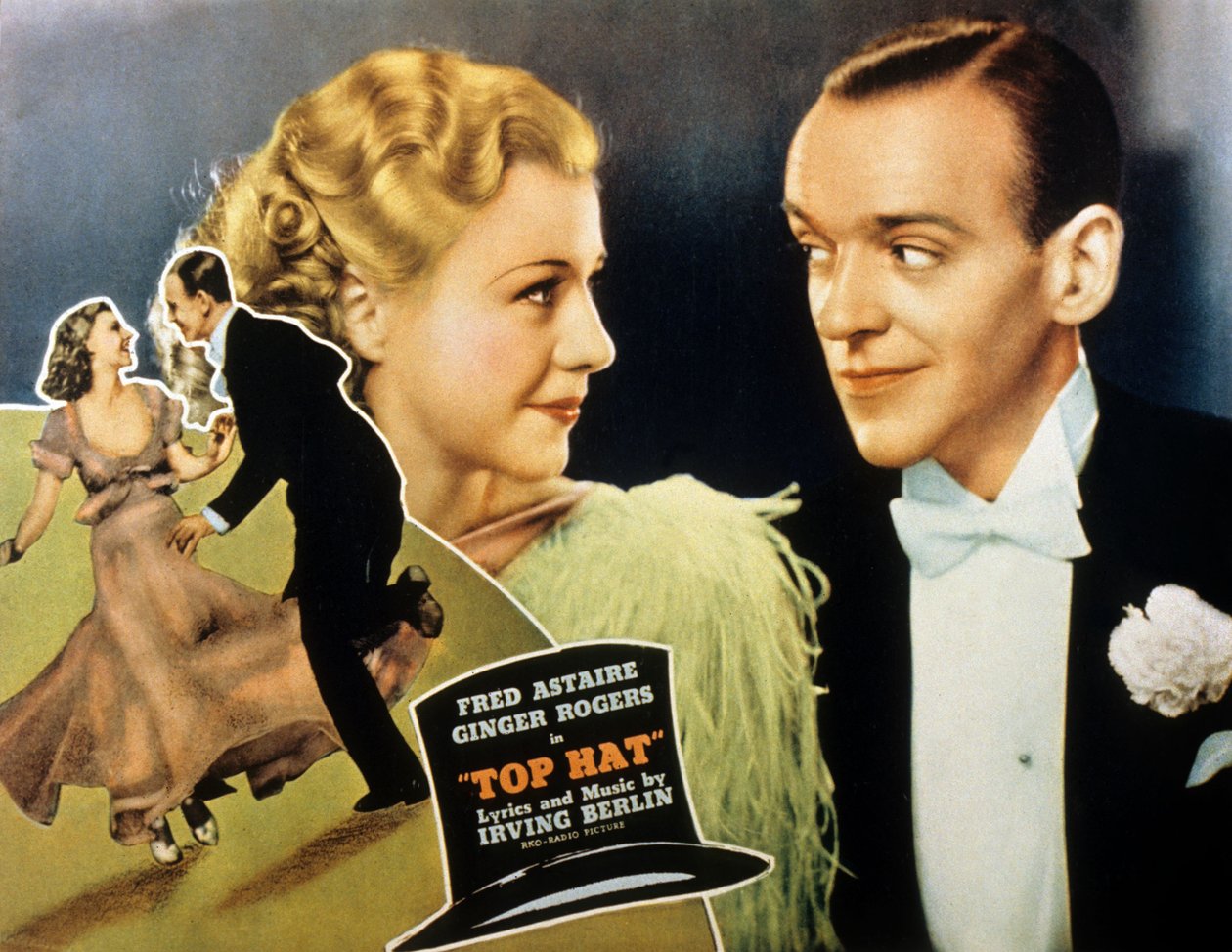 MarkSandrichin TOP HAT Top Dancer Ginger Rogersin, Fred Astairen kanssa tekijältä Unbekannt