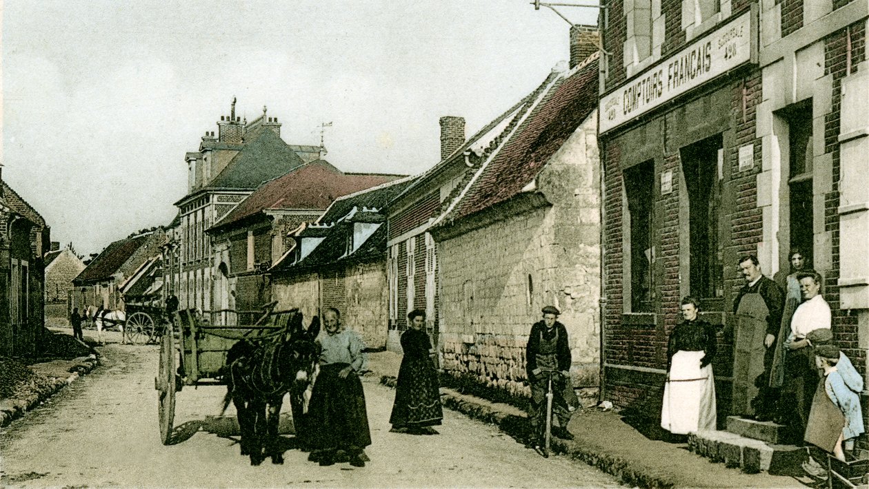Les Comptoirs Français, elintarvikealan haara, Remyssä, n. 1900 ja 1914 tekijältä Benjamin Baud