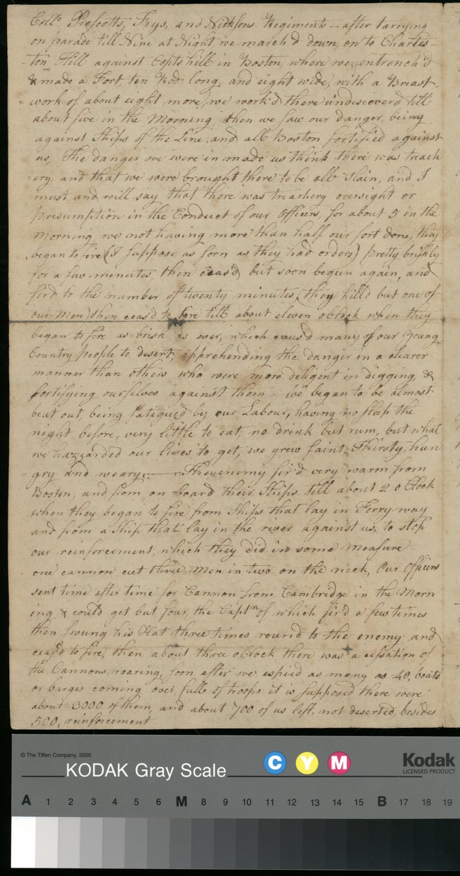 Peter Brownin kirje Sarah Brownille, 25. kesäkuuta 1775 (paperi) tekijältä Unbekannter Künstler
