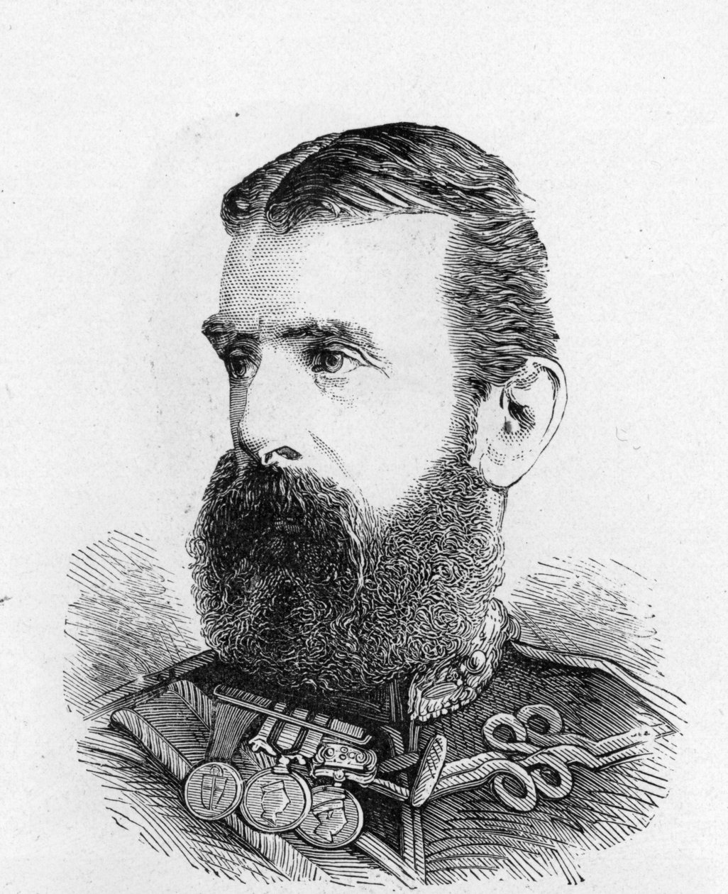 Kenraaliluutnantti Lord Chelmsford (litho) tekijältä Leopold Blonder